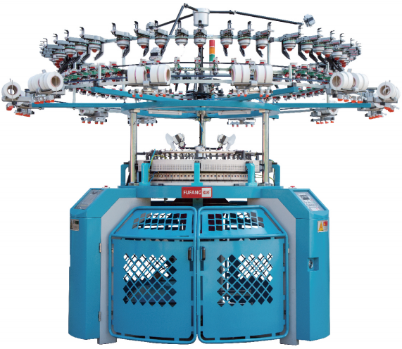 Fufang Bilgisayarlı Tek Plaka Havlu Jakar  Örme Makinesi